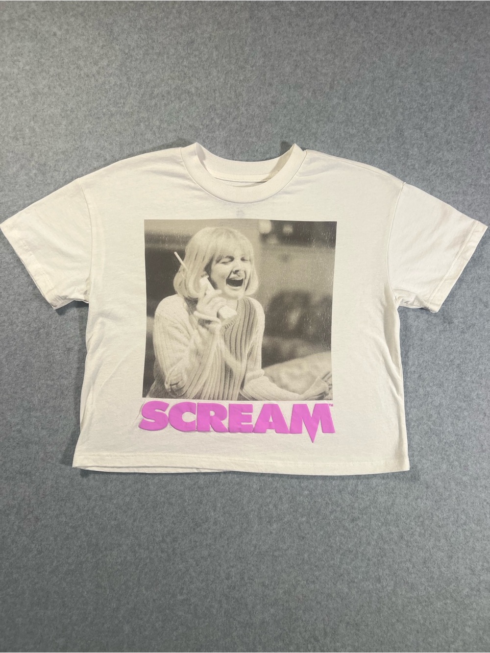 Vintage “Scream” Crop Top
